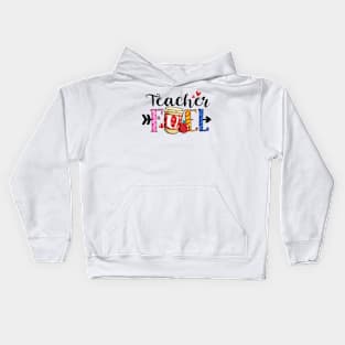 Teacher Fuel Kids Hoodie